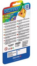 Klocki magnetyczne Rainbow panels Warm Blister 15 elementów Geomag