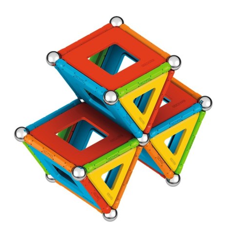 Klocki magnetyczne Supercolor Panels Recycled 78 elementów Geomag