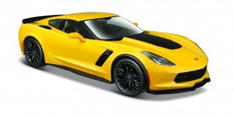 Model kompozytowy Corvette Z06 2015 żółty 1/24 Maisto