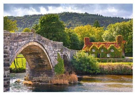 Puzzle 1000 elementów Village corner in Wales Castor