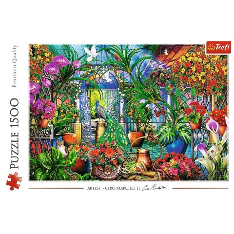 Puzzle 1500 elementów - Tajemniczy ogród Trefl