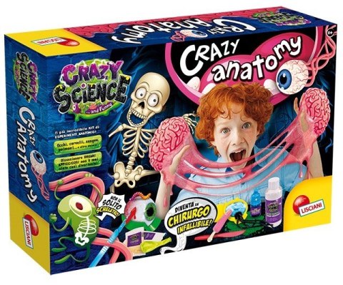 Zestaw naukowy Crazy Science Laboratorium Zwariowanej Anatomii Lisciani