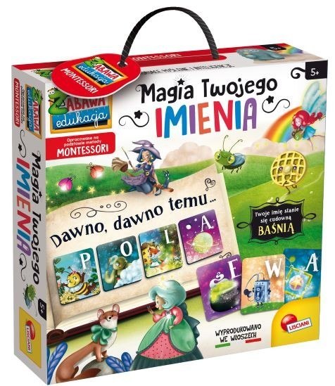 Gra Montessori Magia Twojego imienia Lisciani