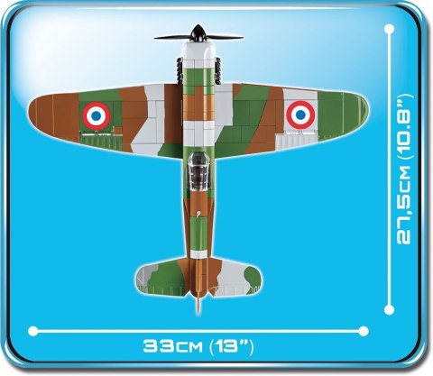 Historical Collection WWII Dewoitine D.520C 1 Cobi Klocki