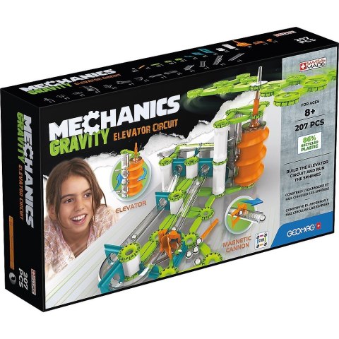 Klocki Magnetyczne Mechanics Gravity 207 elementów Geomag