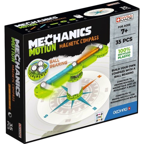 Klocki magnetyczne Mechanics Motion Kompas Geomag