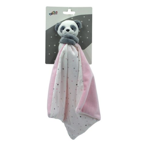 Przytulanka New baby Miluś różowy 25x25 cm TULILO