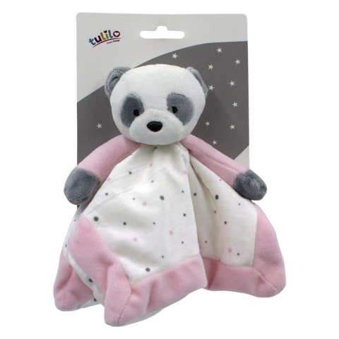 Przytulanka New baby Miluś różowy 25x25 cm TULILO