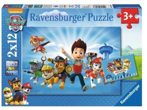 Puzzle 2x12 elementów Psi Patrol Film Ravensburger Polska