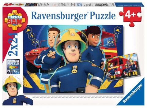 Puzzle 2x24 elementy Strażak Sam Ravensburger Polska