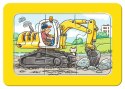 Puzzle 3x6 elementów Traktor, koparka i ciężarówka Ravensburger Polska