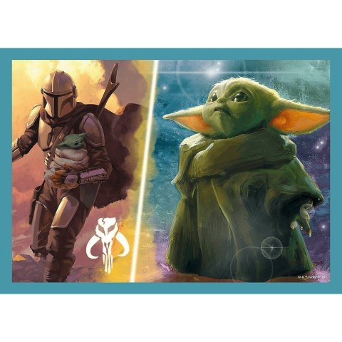 Puzzle 4w1 Mandalorian Gwiezdne Wojny Trefl