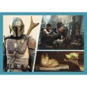 Puzzle 4w1 Mandalorian Gwiezdne Wojny Trefl