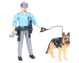 Figurka policjanta z psem BRUDER
