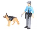 Figurka policjanta z psem BRUDER