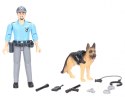 Figurka policjanta z psem BRUDER