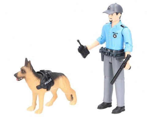 Figurka policjanta z psem BRUDER