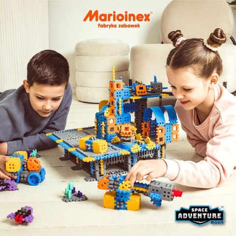 Klocki konstrukcyjne Mini Waffle - Baza kosmiczna Marioinex