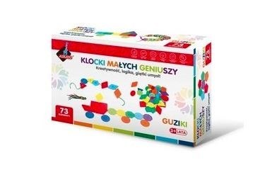 Klocki małych geniuszy - Guziki 73 elementy ASKATO