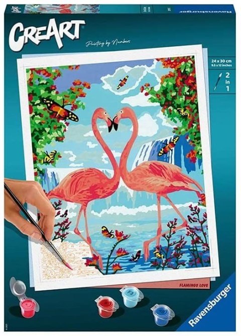 Malowanka CreArt Zakochane flamingi Ravensburger Polska