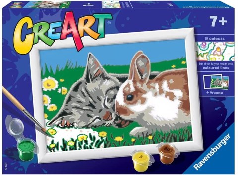Malowanka CreArt dla dzieci Kotki na łące Ravensburger Polska