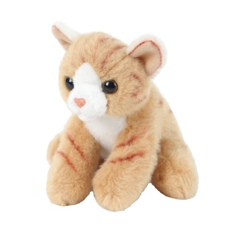 Maskotka Kot siedzący rudy 13 cm Beppe