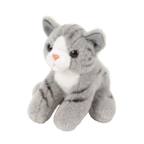 Maskotka Kot siedzący szary 13 cm Beppe