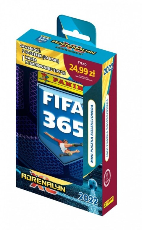Mini puszka Kolekcjonera Karty FIFA 365 2022 Panini Kolekcja