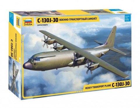 Model do sklejania C-130J-30 Heavy Transport Plane 1/72 Zvezda
