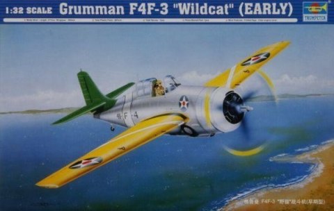 Model plastikowy Grumman F4F-3 Wildcat early 1/32 Trumpeter