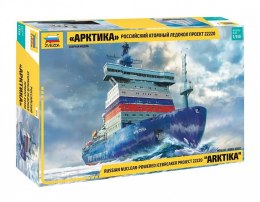 Model plastikowy ARKTIKA Project 22220 Rosyjski lodołamacz o napędzie atomowym Zvezda