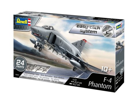 Model plastikowy Samolot 1/72 Easy Click F-4E Phantom Revell