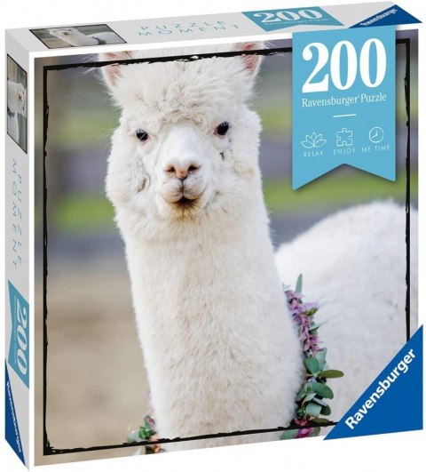 Puzzle 200 elementów Momenty, Alpaka Ravensburger Polska