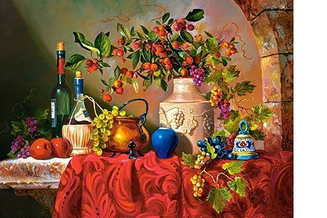 Puzzle 3000 elementów Tavola di Capri Castor