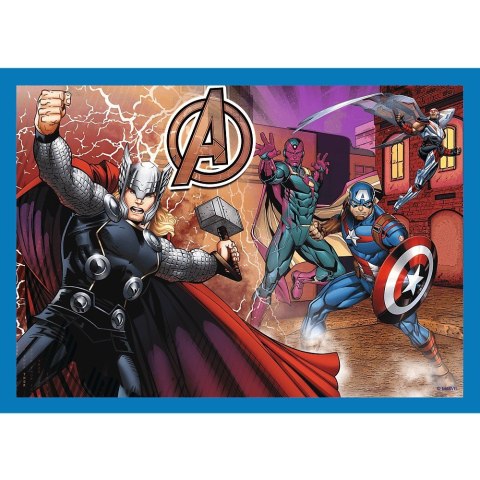 Puzzle 4w1 Odważni Avengersi Trefl