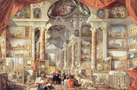 Puzzle 5000 elementów Giovani Paolo Panini Widoki modernisty Ravensburger Polska