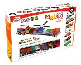 Zestaw Malblo Magnetyczne pojazdy Delux 2 MALIK