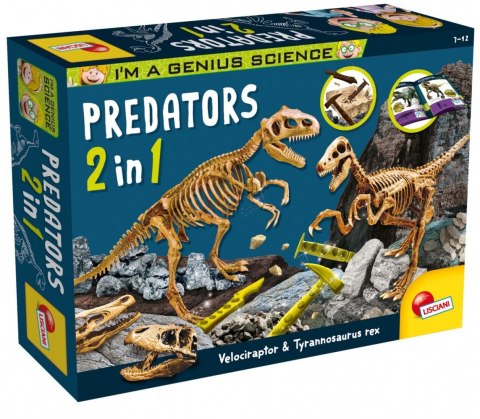 Zestaw naukowy I'M A Genius Predators 2 w 1 Lisciani