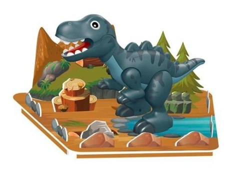 Klocki Dinozaur magnetyczny 7 elementów Madej