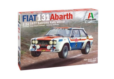 Model plastikowy Fiat 131 Abarth 1977 San Remo Rally Winn Italeri