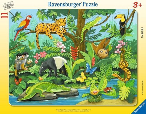 Puzzle 11 elementów Zwierzęta lasu deszczowego Ravensburger Polska