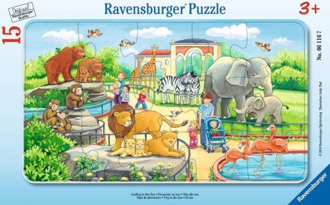 Puzzle 15 elementów Wycieczka do zoo Ravensburger Polska