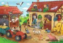 Puzzle 2x12 elementów Farma Ravensburger Polska