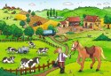 Puzzle 2x12 elementów Farma Ravensburger Polska