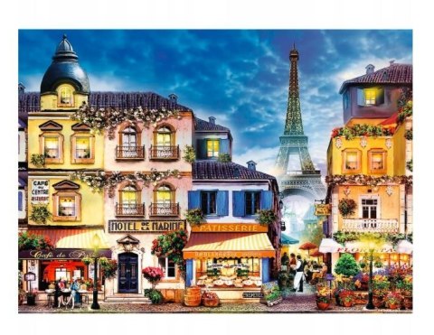 Puzzle drewniane 1000 elementów Francuska uliczka Trefl