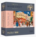 Puzzle drewniane 1000 elementów Świąteczna aleja Trefl