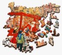 Puzzle drewniane 1000 elementów Świąteczna aleja Trefl