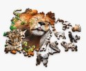 Puzzle drewniane 500 elementów Dzikie koty w dżungli Trefl