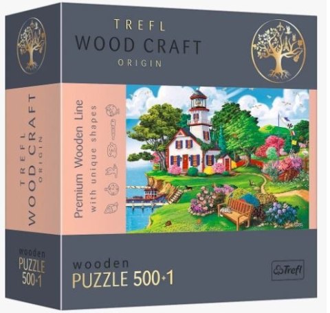 Puzzle drewniane 500 elementów Letnia przystań Trefl
