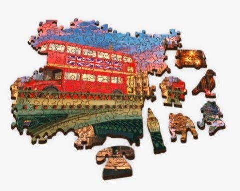 Puzzle drewniane 500 elementów Londyn Big Ben Trefl